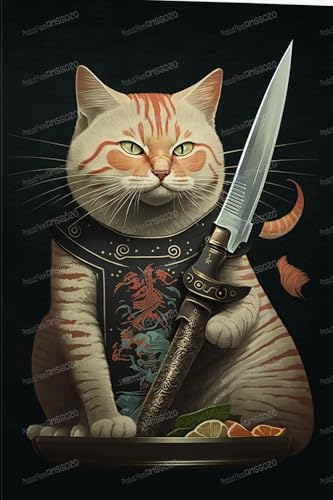 Mr. Cat with Sword Wooden Jigsaw Puzzles 1000 Pieces - 1000 Piece Jigsaw Puzzle 20 X 30 Inches, Fun Indoor Activity - Gift Poster, Geduld Enhancing Stress Relief Gifts Mr. Cat with Sword Wooden Jigsaw Puzzles 1000 Pieces - 1000 Piece Jigsaw Puzzle 20 X 30 Inches, Fun Indoor Activity - Gift Poster, Geduld Enhancing Stress Relief Gifts von RMSGOZO