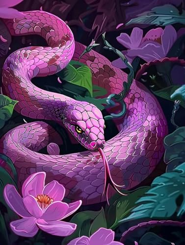 Pink Snake Holz-Puzzle, 500 Teile – 500-teiliges Puzzle, 38,1 x 50,8 cm, lustige Indoor-Aktivität, Geschenkposter, Geduldsteigerung, Stressabbau-Geschenke Pink Snake Holz-Puzzle, 500 Teile – 500-teiliges Puzzle, 38,1 x 50,8 cm, lustige Indoor-Aktivität, Geschenkposter, Geduldsteigerung, Stressabbau-Geschenke von RMSGOZO