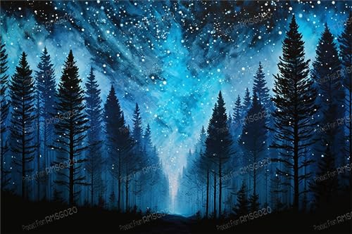 Puzzle 1000 Teile - Blauer Sternwald - Landschaft Holzpuzzles für Erwachsene, Herausforderndes Puzzle, für Wohnzimmer Dekor & Geschenke Puzzle 1000 Teile - Blauer Sternwald - Landschaft Holzpuzzles für Erwachsene, Herausforderndes Puzzle, für Wohnzimmer Dekor & Geschenke von RMSGOZO