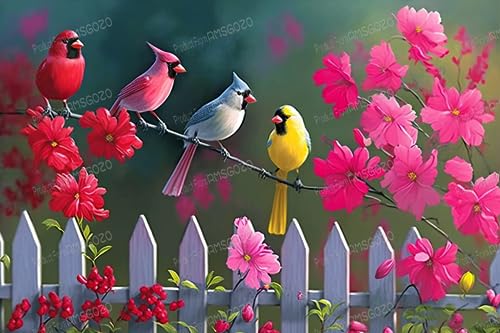 Puzzle 1000 Teile – Bunte Vögel & Blumenzweige – Frühlings-Holzpuzzles für Erwachsene, herausforderndes Puzzle, für Wohnzimmerdekoration & Geschenke Puzzle 1000 Teile – Bunte Vögel & Blumenzweige – Frühlings-Holzpuzzles für Erwachsene, herausforderndes Puzzle, für Wohnzimmerdekoration & Geschenke von RMSGOZO