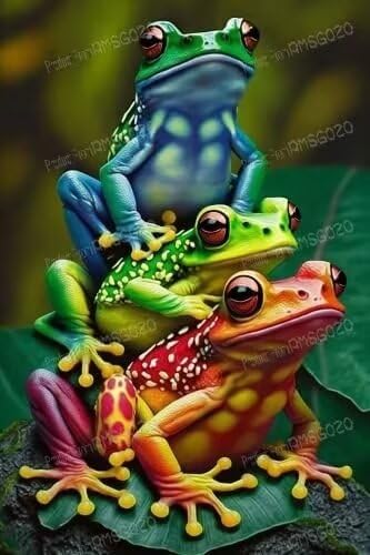Puzzle für Erwachsene, 200 Teile, bunte Froschpuzzle, Tierpuzzle, intellektuelles Lernspielzeug, Sammlerstück, Heimdekoration, Wanddekoration Puzzle für Erwachsene, 200 Teile, bunte Froschpuzzle, Tierpuzzle, intellektuelles Lernspielzeug, Sammlerstück, Heimdekoration, Wanddekoration von RMSGOZO