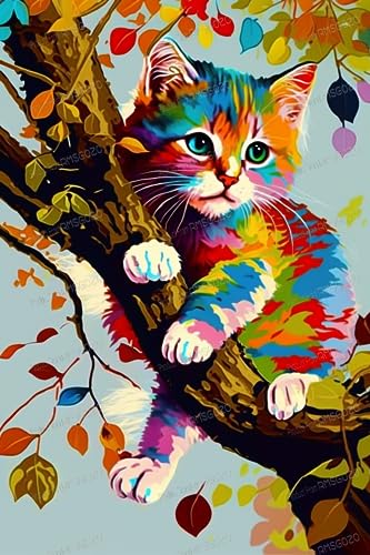 RMSGOZO 500 Teile Puzzle für Kinder – Bunte Baumkatze – Heimdekoration – schwierige Puzzle-Spiele & Spielzeug & Geschenke RMSGOZO 500 Teile Puzzle für Kinder – Bunte Baumkatze – Heimdekoration – schwierige Puzzle-Spiele & Spielzeug & Geschenke von RMSGOZO