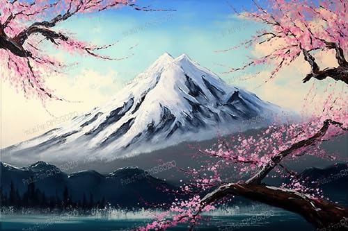 RMSGOZO 500 Teile Puzzle für Kinder – Japanischer Sakura Fuji – Heimdekoration – schwierige Puzzle-Spiele & Spielzeug & Geschenke von RMSGOZO