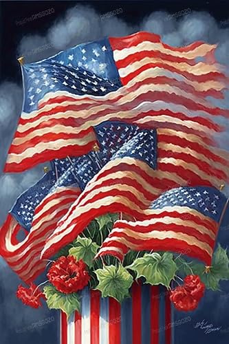 RMSGOZO 70 Teile Puzzle für Kinder – Amerikanische Flaggen & Blumen – Weihnachtsdekoration – schwierige Puzzle-Spiele & Spielzeug & Geschenke RMSGOZO 70 Teile Puzzle für Kinder – Amerikanische Flaggen & Blumen – Weihnachtsdekoration – schwierige Puzzle-Spiele & Spielzeug & Geschenke von RMSGOZO