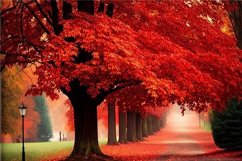 RMSGOZO 70 Teile Puzzle für Kinder - Roter Ahornbaum - Herbstpark-Puzzles - Schwierige Puzzles Spiele & Spielzeug & Geschenke RMSGOZO 70 Teile Puzzle für Kinder - Roter Ahornbaum - Herbstpark-Puzzles - Schwierige Puzzles Spiele & Spielzeug & Geschenke von RMSGOZO
