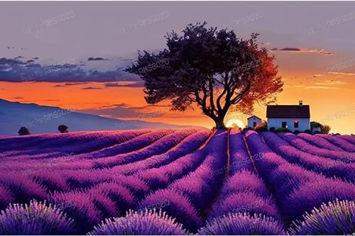 RMSGOZO 70 Teile Puzzle für Kinder - Sonnenuntergang Lavendelfeld - Heimdekoration - Schwierige Puzzles Spiele & Spielzeug & Geschenke RMSGOZO 70 Teile Puzzle für Kinder - Sonnenuntergang Lavendelfeld - Heimdekoration - Schwierige Puzzles Spiele & Spielzeug & Geschenke von RMSGOZO