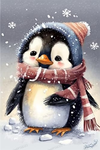 RMSGOZO Cartoon-Pinguin-Puzzles für Erwachsene, 1000 Teile, kaltes Winter-Holzpuzzles, tolles Spielzeug für Kinder und Heimdekoration RMSGOZO Cartoon-Pinguin-Puzzles für Erwachsene, 1000 Teile, kaltes Winter-Holzpuzzles, tolles Spielzeug für Kinder und Heimdekoration von RMSGOZO