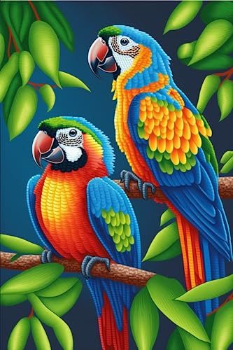 RMSGOZO Farbige Papageien-Puzzles für Erwachsene, 1000 Teile – Frühlingszweige aus Holz, tolles Spielzeug für Kinder und Heimdekoration RMSGOZO Farbige Papageien-Puzzles für Erwachsene, 1000 Teile – Frühlingszweige aus Holz, tolles Spielzeug für Kinder und Heimdekoration von RMSGOZO