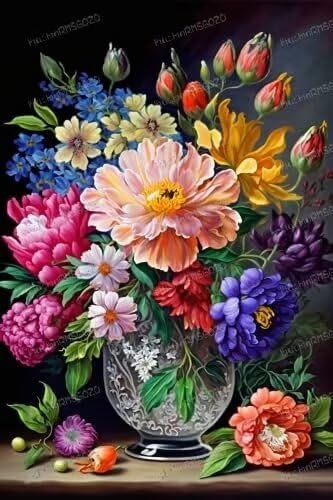 RMSGOZO Ikebana Puzzle mit bunten Blumen, 120 Teile, Lernspiele, Heimdekoration, Puzzle, jedes Stück ist einzigartig, beste Geschenke für Familie RMSGOZO Ikebana Puzzle mit bunten Blumen, 120 Teile, Lernspiele, Heimdekoration, Puzzle, jedes Stück ist einzigartig, beste Geschenke für Familie von RMSGOZO