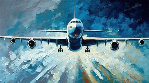RMSGOZO Puzzle für Erwachsene, 500 Teile, Flugzeug abheben, Heimdekoration, hohe Schwierigkeitsgrade, Puzzle-Spiele & Spielzeug & Geschenke von RMSGOZO