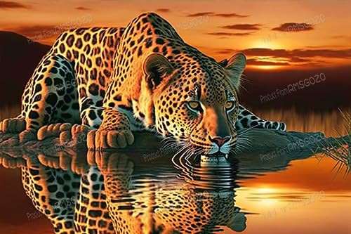 RMSGOZO Puzzle mit Leopardenmuster für Erwachsene, 1000 Teile, Tier-Holzpuzzles, tolles Spielzeug für Kinder und Heimdekoration RMSGOZO Puzzle mit Leopardenmuster für Erwachsene, 1000 Teile, Tier-Holzpuzzles, tolles Spielzeug für Kinder und Heimdekoration von RMSGOZO
