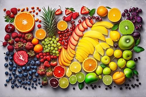 RMSGOZO Verschiedene Obst-Puzzles für Erwachsene, 1000 Teile, Holzpuzzles mit hohem Schwierigkeitsgrad, tolles Spielzeug für Kinder und Heimdekoration RMSGOZO Verschiedene Obst-Puzzles für Erwachsene, 1000 Teile, Holzpuzzles mit hohem Schwierigkeitsgrad, tolles Spielzeug für Kinder und Heimdekoration von RMSGOZO