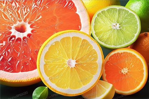 RMSGOZO bunte Obstscheiben-Puzzles für Erwachsene, Zitronenorange, für Familie, Eltern-Kind-Interaktion und Geschenke, 500 Teile RMSGOZO bunte Obstscheiben-Puzzles für Erwachsene, Zitronenorange, für Familie, Eltern-Kind-Interaktion und Geschenke, 500 Teile von RMSGOZO