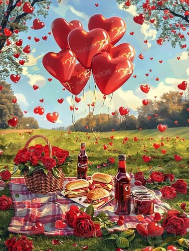 Romantisches Rosen-Picknick-Puzzle, 1000 Teile, 1000 Teile, 50,8 x 76,2 cm, lustige Indoor-Aktivität, Geschenkposter, Geduldsteigerung, Stressabbau-Geschenke Romantisches Rosen-Picknick-Puzzle, 1000 Teile, 1000 Teile, 50,8 x 76,2 cm, lustige Indoor-Aktivität, Geschenkposter, Geduldsteigerung, Stressabbau-Geschenke von RMSGOZO