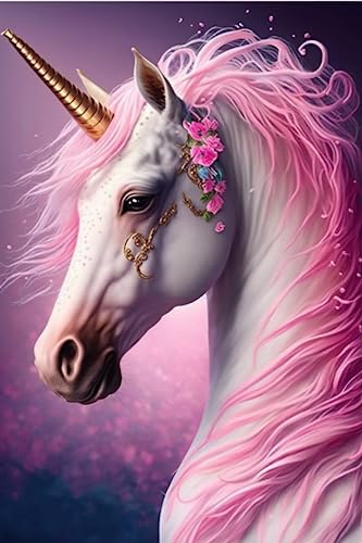 Rosa Einhorn Pferd 1000 Teile Puzzles - Fantasy Tier Puzzle für Anfänger, jedes Stück ist einzigartig, beste Geschenke für Familie Rosa Einhorn Pferd 1000 Teile Puzzles - Fantasy Tier Puzzle für Anfänger, jedes Stück ist einzigartig, beste Geschenke für Familie von RMSGOZO