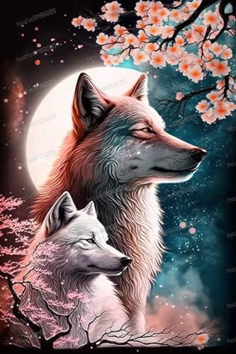 Sakura Star Wolf 500 Teile Puzzles für Erwachsene - Tier Holzpuzzle für Anfänger, Entspannen Sie sich vom Alltag, für Familien-Bindungsaktivitäten Spielzeug Sakura Star Wolf 500 Teile Puzzles für Erwachsene - Tier Holzpuzzle für Anfänger, Entspannen Sie sich vom Alltag, für Familien-Bindungsaktivitäten Spielzeug von RMSGOZO