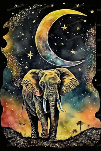 Sternennacht Elefant Puzzles 1000 Teile - Abstrakte Tier-Holz-Puzzles für Erwachsene, jedes Stück ist ein Unikat, für Ihre Familie, Heimdekoration oder Sammlerstücke Sternennacht Elefant Puzzles 1000 Teile - Abstrakte Tier-Holz-Puzzles für Erwachsene, jedes Stück ist ein Unikat, für Ihre Familie, Heimdekoration oder Sammlerstücke von RMSGOZO