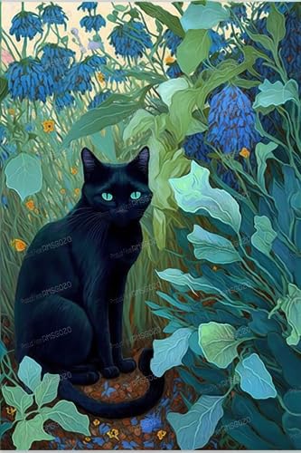 Tier-Puzzles für Erwachsene, 70 Teile, schwarze Katze im Gras, Bereichern Sie die Freizeit und trainieren Sie Ihre Gehirnkraft. Fertige Größe: 15,2 x 20,3 cm. Für Raumdekoration Tier-Puzzles für Erwachsene, 70 Teile, schwarze Katze im Gras, Bereichern Sie die Freizeit und trainieren Sie Ihre Gehirnkraft. Fertige Größe: 15,2 x 20,3 cm. Für Raumdekoration von RMSGOZO