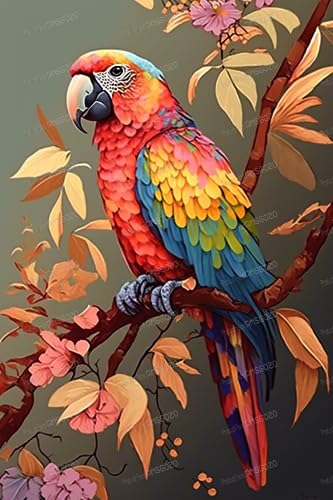 Tierpuzzle im Vintage-Stil, 70 Teile, bunter Papagei auf Ast, Präzisionsschnitt, Holz-Puzzle, Heimdekoration, Wanddekoration, Geschenke, Spielzeug für Freunde, um die Freizeit zu verbringen Tierpuzzle im Vintage-Stil, 70 Teile, bunter Papagei auf Ast, Präzisionsschnitt, Holz-Puzzle, Heimdekoration, Wanddekoration, Geschenke, Spielzeug für Freunde, um die Freizeit zu verbringen von RMSGOZO