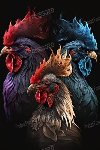Tierpuzzles für Erwachsene, 70 Teile, bunte Hahn-Puzzles, bereichern Sie die Freizeit und trainieren Sie Ihre Gehirnkraft. Fertige Größe: 15,2 x 20,3 cm. Für Raumdekoration, Bauernhof-Dekor Tierpuzzles für Erwachsene, 70 Teile, bunte Hahn-Puzzles, bereichern Sie die Freizeit und trainieren Sie Ihre Gehirnkraft. Fertige Größe: 15,2 x 20,3 cm. Für Raumdekoration, Bauernhof-Dekor von RMSGOZO