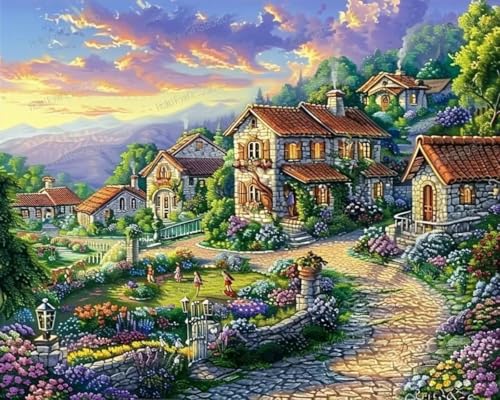 Vintage Cozy Village Holz-Puzzle, 500 Teile – 500-teiliges Puzzle, 38,1 x 50,8 cm, lustige Indoor-Aktivität, Geschenkposter, Geduldsteigerung, Stressabbau-Geschenke Vintage Cozy Village Holz-Puzzle, 500 Teile – 500-teiliges Puzzle, 38,1 x 50,8 cm, lustige Indoor-Aktivität, Geschenkposter, Geduldsteigerung, Stressabbau-Geschenke von RMSGOZO
