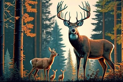 Waldelch 120 Teile Puzzles Elch Tierpuzzle für Anfänger, jedes Stück ist einzigartig, beste Geschenke für Familie Waldelch 120 Teile Puzzles Elch Tierpuzzle für Anfänger, jedes Stück ist einzigartig, beste Geschenke für Familie von RMSGOZO