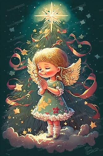 Weihnachtsengel-Mädchen 70 Teile Puzzles, lustiges Puzzle für Erwachsene und Kinder, kommt mit einem Poster für bessere Fertigstellung, beste Wahl für Eltern-Kind-Spiele, Wanddekoration Weihnachtsengel-Mädchen 70 Teile Puzzles, lustiges Puzzle für Erwachsene und Kinder, kommt mit einem Poster für bessere Fertigstellung, beste Wahl für Eltern-Kind-Spiele, Wanddekoration von RMSGOZO