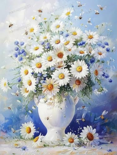 Weiße Gänseblümchen-Vase, Holz-Puzzle, 1000 Teile, Puzzle, 50,8 x 76,2 cm, lustige Indoor-Aktivität, Geschenkposter, Geduldsteigerung, Stressabbau-Geschenke Weiße Gänseblümchen-Vase, Holz-Puzzle, 1000 Teile, Puzzle, 50,8 x 76,2 cm, lustige Indoor-Aktivität, Geschenkposter, Geduldsteigerung, Stressabbau-Geschenke von RMSGOZO