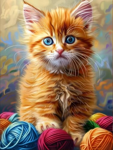 Woolly Ball Orange Cat Wooden Jigsaw Puzzles 1000 Pieces - 1000 Piece Jigsaw Puzzle 20 X 30 Inches, Fun Indoor Activity - Gift Poster, Geduld Enhancing Stress Relief Gifts Woolly Ball Orange Cat Wooden Jigsaw Puzzles 1000 Pieces - 1000 Piece Jigsaw Puzzle 20 X 30 Inches, Fun Indoor Activity - Gift Poster, Geduld Enhancing Stress Relief Gifts von RMSGOZO