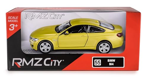RMZ CITY BMW M4 Gold 1:32 DIE CAST Metal Model NEU von RMZ City