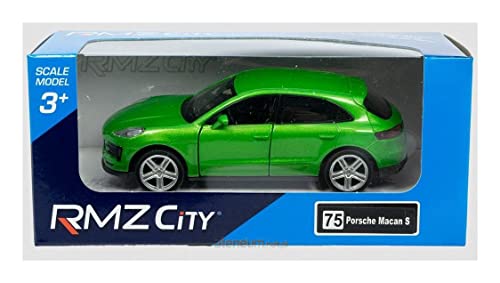 RMZ CITY Porsche MACAN S Grun 1:32 DIE CAST Metal Model NEU von RMZ City