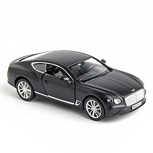 RMZ City 1:36 Druckguss Legierung Auto Modell Bentley Continental GT Spielzeugauto, Pull Back Fahrzeuge Spielzeugauto für Kleinkinder Kinder Jungen Mädchen Geschenk Schwarz RMZ City 1:36 Druckguss Legierung Auto Modell Bentley Continental GT Spielzeugauto, Pull Back Fahrzeuge Spielzeugauto für Kleinkinder Kinder Jungen Mädchen Geschenk Schwarz von RMZ City