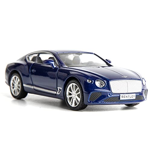 RMZ City 1:36 Druckguss Legierung Auto Modell Bentley Continental GT Spielzeugauto, Ziehen Sie zurück Fahrzeuge Spielzeugauto für Kleinkinder Kinder Jungen Mädchen Geschenk Blau RMZ City 1:36 Druckguss Legierung Auto Modell Bentley Continental GT Spielzeugauto, Ziehen Sie zurück Fahrzeuge Spielzeugauto für Kleinkinder Kinder Jungen Mädchen Geschenk Blau von RMZ City