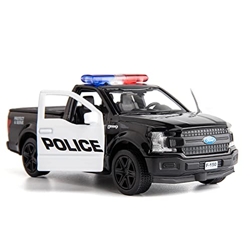 RMZ City Kompatibel für 12,7 cm Druckguss-Legierung Auto Modell Ford F-150 Polizeiauto Spielzeugauto von RMZ City