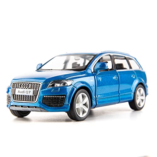 RMZ City 1/36 Maßstab Audi Q7 Casting Auto Modell, Zinklegierung Spielzeug Auto für Kinder, Zurückziehen Fahrzeuge Spielzeug Blau von RMZ City