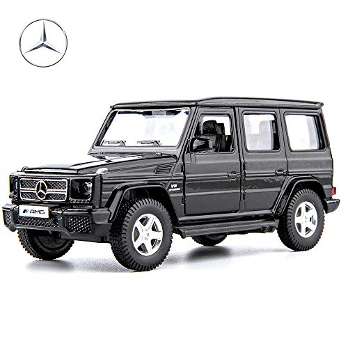 RMZ City 1/36 Skala Mercedes Benz G63 Casting Car Modell, Zink Legierung G Wagon Spielzeugauto für Kinder, Pull Back Fahrzeuge Spielzeugauto für Kleinkinder Kinder Jungen Mädchen Geschenk (Schwarz) RMZ City 1/36 Skala Mercedes Benz G63 Casting Car Modell, Zink Legierung G Wagon Spielzeugauto für Kinder, Pull Back Fahrzeuge Spielzeugauto für Kleinkinder Kinder Jungen Mädchen Geschenk (Schwarz) von RMZ City