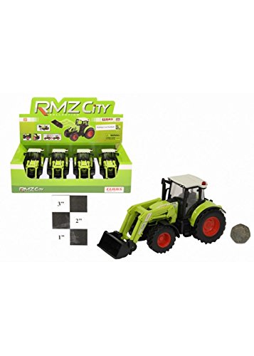 RMZ-Stadt 1.32 Die Cast Claas Traktor mit Frontlader von RMZ City