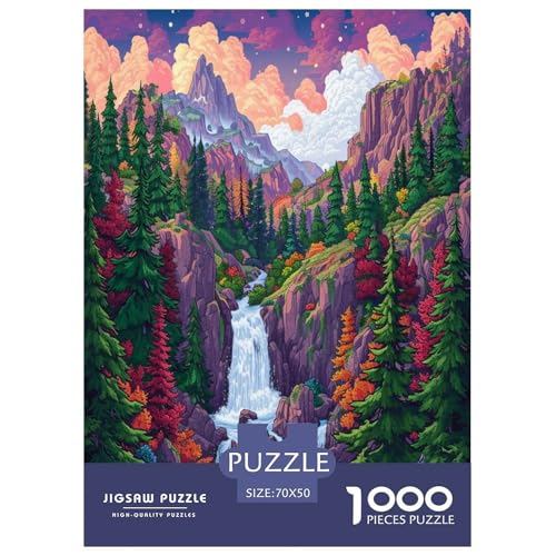 Berge und Wasserfälle Puzzles 1000-teilige Schwer Puzzle Spielzeug Lernspiel Impossible Herausforderungsspielzeug Für Erwachsene Kinder 70x50cm/1000pcs Berge und Wasserfälle Puzzles 1000-teilige Schwer Puzzle Spielzeug Lernspiel Impossible Herausforderungsspielzeug Für Erwachsene Kinder 70x50cm/1000pcs von RNDKAUUIE
