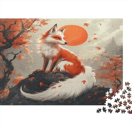 Fuchs Puzzle 1000 Teile Für Erwachsene Und Kinder Ab 14 Jahrenfür Stressabbauer Puzzlespiel Erwachsenen Puzzlespiel Puzzel 1000pcs (75x50cm) von RNDKAUUIE