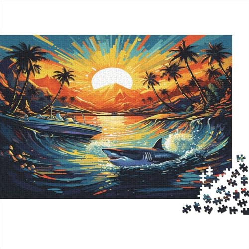 Hai 1000 Stück Puzzles Für Erwachsene Teenager Stress Abbauen Familien-Puzzlespiel 1000-teiliges Puzzle Kinder Lernspiel Spielzeug Geschenk Puzzel 1000pcs (75x50cm) von RNDKAUUIE