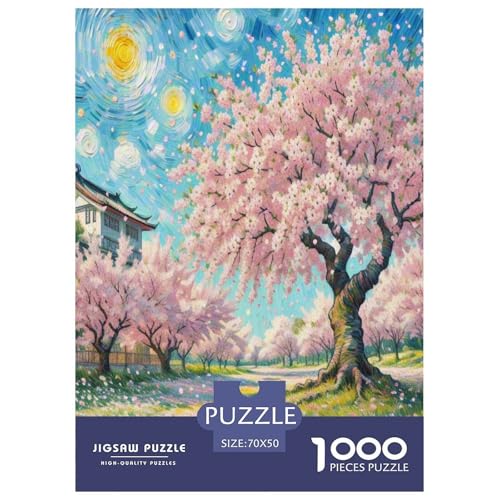 Kirschblüte Puzzles 1000 Teile Schwer Puzzle Spielzeug Lernspiel Impossible Herausforderungsspielzeug Für Erwachsene Und Kinder Ab 12 Jahren 70x50cm/1000pcs Kirschblüte Puzzles 1000 Teile Schwer Puzzle Spielzeug Lernspiel Impossible Herausforderungsspielzeug Für Erwachsene Und Kinder Ab 12 Jahren 70x50cm/1000pcs von RNDKAUUIE