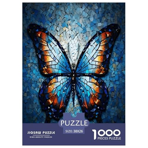 Schmetterling Puzzles 1000 Teile Schwer Puzzle Spielzeug Lernspiel Impossible Herausforderungsspielzeug Für Erwachsene Und Kinder Ab 12 Jahren 38x26cm/1000pcs Schmetterling Puzzles 1000 Teile Schwer Puzzle Spielzeug Lernspiel Impossible Herausforderungsspielzeug Für Erwachsene Und Kinder Ab 12 Jahren 38x26cm/1000pcs von RNDKAUUIE