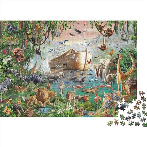 Tiersegel 1000 Stück Puzzles Für Erwachsene Teenager Stress Abbauen Familien-Puzzlespiel 1000-teiliges Puzzle Kinder Lernspiel Spielzeug Geschenk Puzzel 1000pcs (75x50cm) von RNDKAUUIE