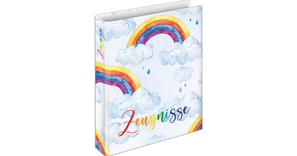 Zeugnismappe/Ringbuch Rainbow, A4 regenbogen von RNK Verlag