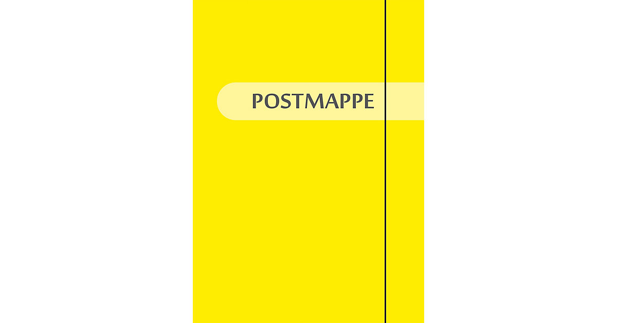 "Postmappe ""Postmappe"", Maße (BxH): 230 x 315 mm, DIN A4, Gummizugverschluss" gelb von Roth