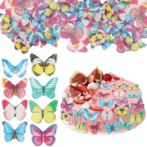 120 Stück Schmetterlinge Torten Deko, Tortendeko Schmetterling, 3D Dreidimensional Schmetterlinge Kuchen-Deckel, für Kuchen, Hochzeit, Geburtstagsdeko, Cupcake Decoration 120 Stück Schmetterlinge Torten Deko, Tortendeko Schmetterling, 3D Dreidimensional Schmetterlinge Kuchen-Deckel, für Kuchen, Hochzeit, Geburtstagsdeko, Cupcake Decoration von RNXSIB