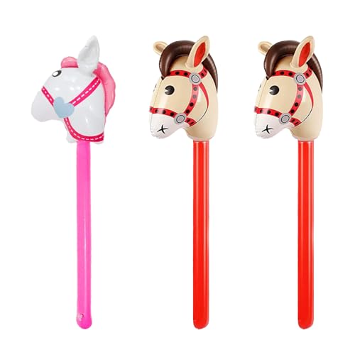 3 Stück Hobbyhorse Steckenpferd, Steckenpferd Kinder, Hobby Horsing, Stockpferd, Stockpferd Aufblasbaren, Das Interesse der Kinder zu fördern, Weihnachten, Party Geschenke, Aufblasbares Spielzeug 3 Stück Hobbyhorse Steckenpferd, Steckenpferd Kinder, Hobby Horsing, Stockpferd, Stockpferd Aufblasbaren, Das Interesse der Kinder zu fördern, Weihnachten, Party Geschenke, Aufblasbares Spielzeug von RNXSIB