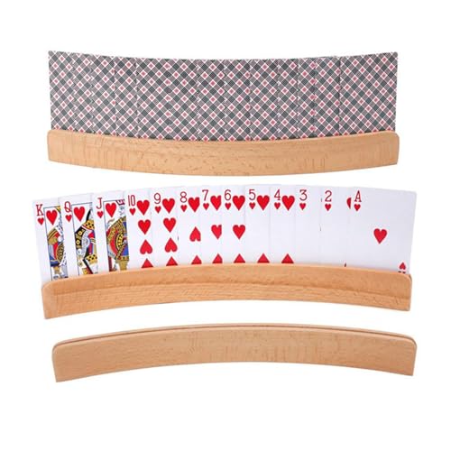 RNXSIB 2 Stück Spielkartenständer aus Holz, Kinder Kartenhalter, Kartenhalter aus Holz, Spielkartenhalter, Kinder Erwachsene Ältere Spielkartenhalter RNXSIB 2 Stück Spielkartenständer aus Holz, Kinder Kartenhalter, Kartenhalter aus Holz, Spielkartenhalter, Kinder Erwachsene Ältere Spielkartenhalter von RNXSIB