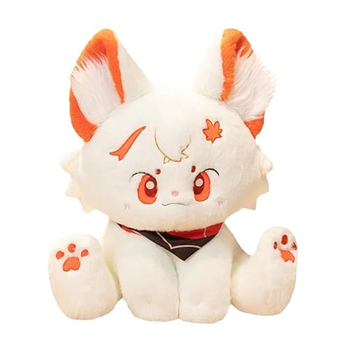 ROADDPMATE Cat Plush Toy - Soft Hugging Pillow Kitten Stuffed Animal, Cute Cat Decor (White-1,12.6in/32cm) von ROADDPMATE