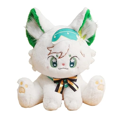 ROADDPMATE Cat Plush Toy - Soft Hugging Pillow Kitten Stuffed Animal, Cute Cat Decor (White-2,12.6in/32cm) von ROADDPMATE